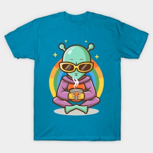 Zen Zeta - The Serene Space Sipper T-Shirt